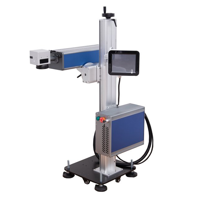 Machine de marquage laser CO2 volante à convoyeur