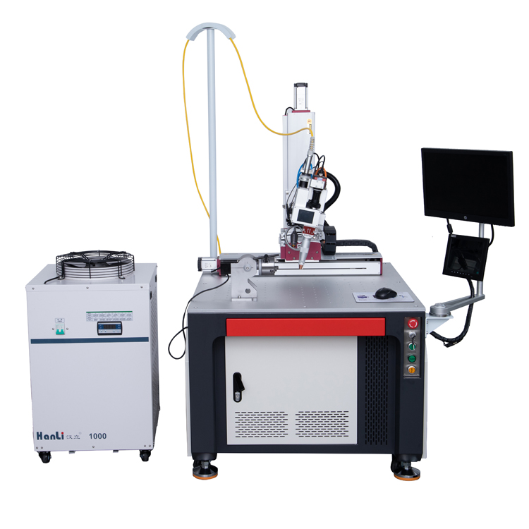 Machine de soudage laser à fibre automatique en acier inoxydable